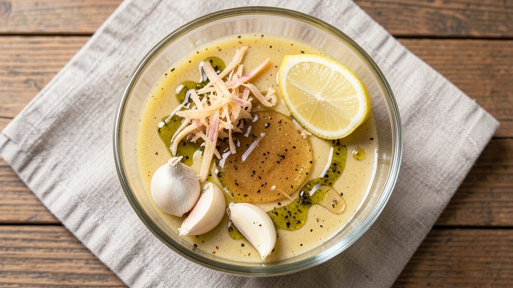 Ginger Garlic Lemon Apple Vinegar Honey Sauce Recipe: Bright Zesty Glaze for Meats and Dishes