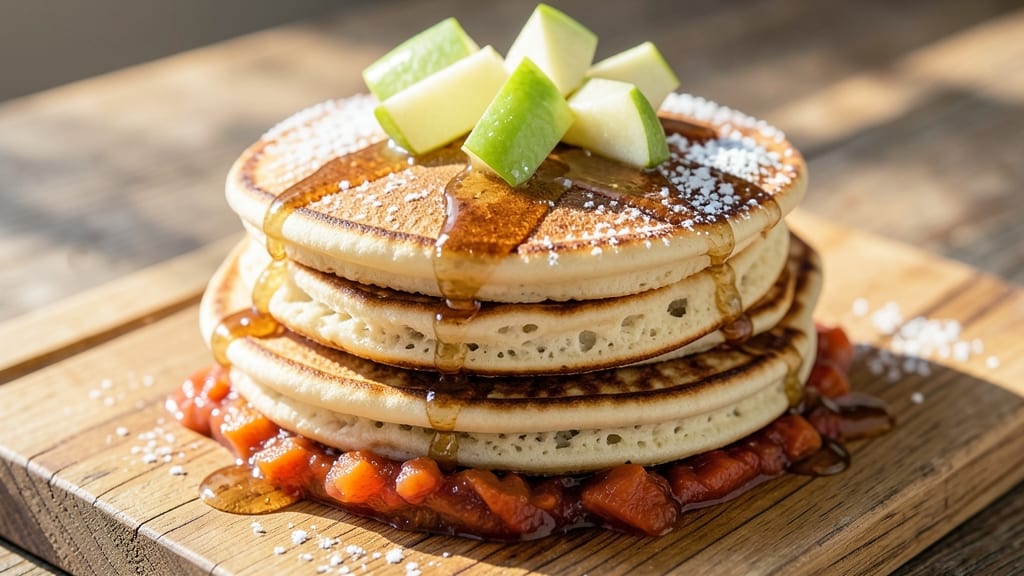 Carrot Apple Pancakes Recipe: Fluffy Stacks With Spiced Fruit Swirls