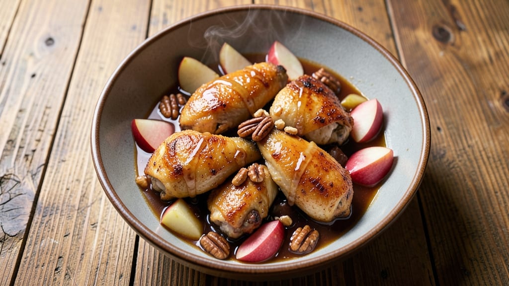 Apple Bourbon Chicken Recipe: Smoky-Sweet Glaze That Sticks to Every Bite