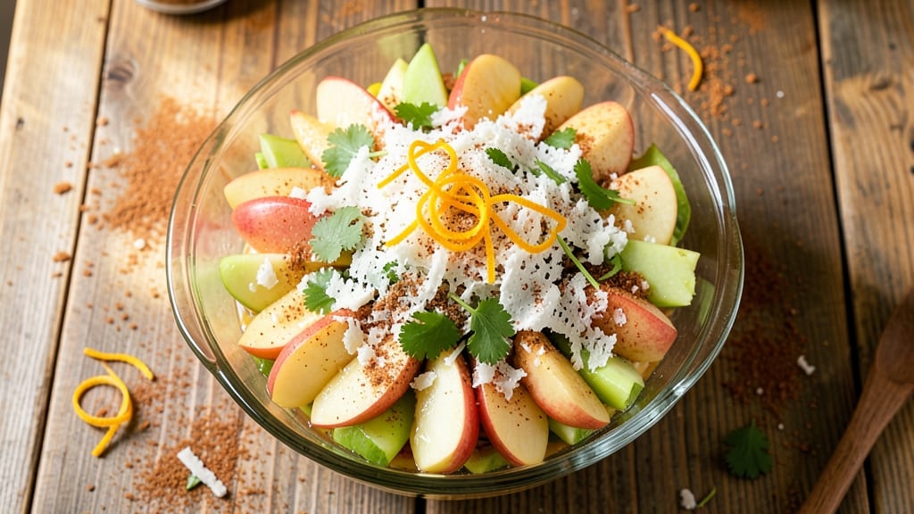 Mexican Christmas Apple Salad Recipe: Festive Spiced Crunch With Lime-Dressed Freshness