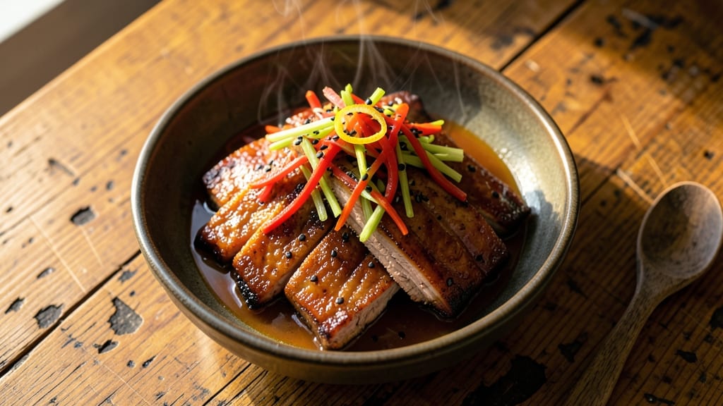 Apple Juice Ribs Recipe: Celery-Pepper Crunch Meets Sticky Sweet Gloss