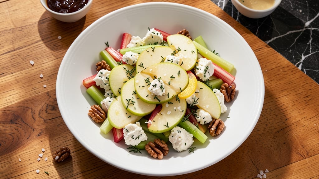 Apple Cheese and Apple Appetizer Recipe: Crunchy Celery-Apple Bites With Creamy Goat Cheese