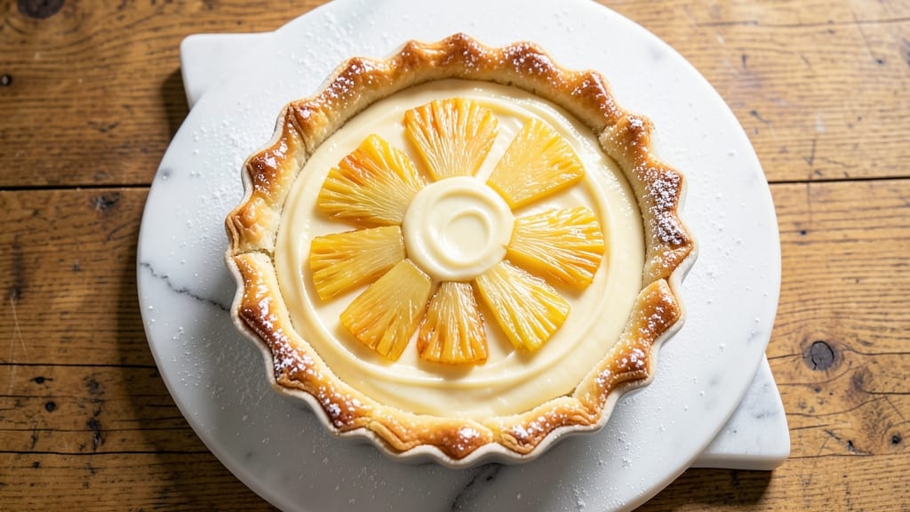 Cheese Pineapple Tart Recipe: Tropical Crust and Gooey Cheese Fusion