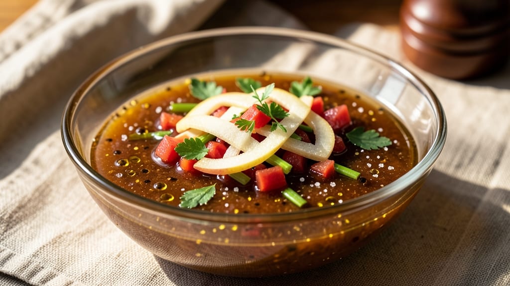 Marzetti Apple Vinaigrette Dressing Recipe: Celery-Pepper Crunch Meets Bright Apple Tang