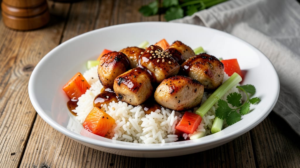 Pineapple Chicken and Rice Crockpot Recipe: Tropical Sweetness and Celery Crunch Combo