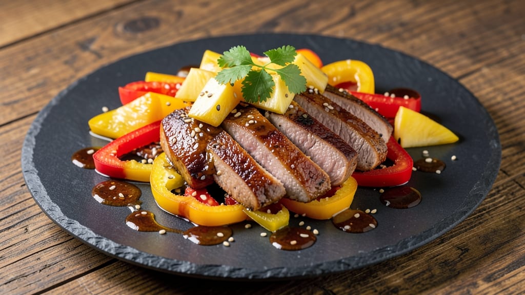 Pork Pineapple Peppers Recipe: Sweet Tart Glaze with Crispy Edges