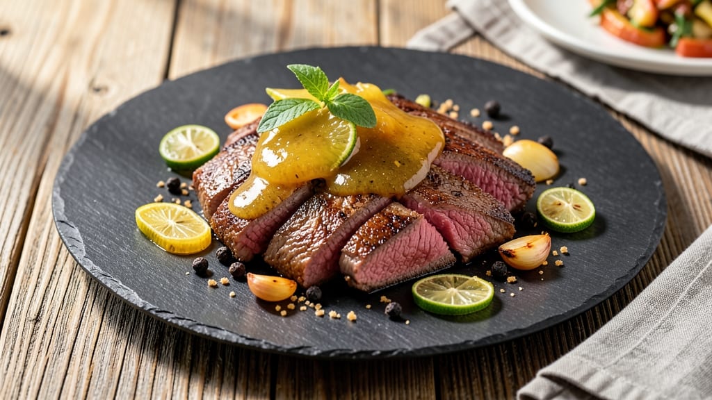 Beef Tapas Recipe With Pineapple Juice: Caramelized Crust and Tangy Sweetness