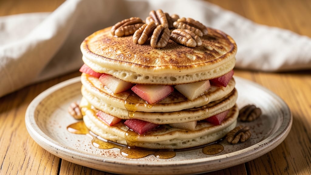 Apple Walnut Pancake Recipe: Fluffy Stacks With Nutty Sweetness