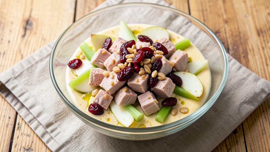 Whole Foods Cranberry Apple Tuna Salad Recipe: Crisp Celery and Tart Apple Refreshment