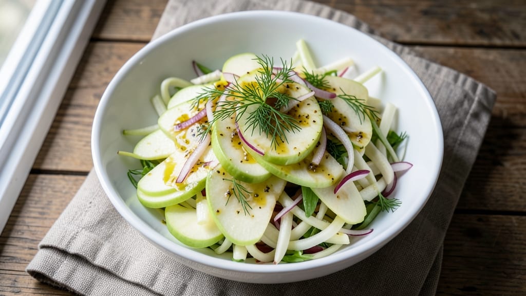 Apple Celery Slaw Recipe: Crunchy Apple-Celery Refreshment With Zesty Vinaigrette