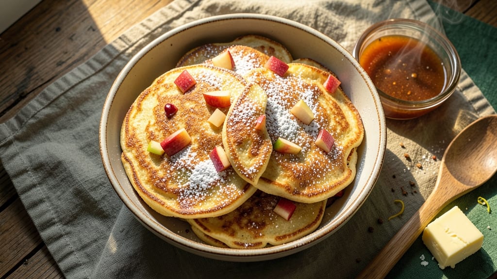 Dinah's Apple Pancakes Recipe: Fluffy Stacks With Warm Cinnamon Apple Filling