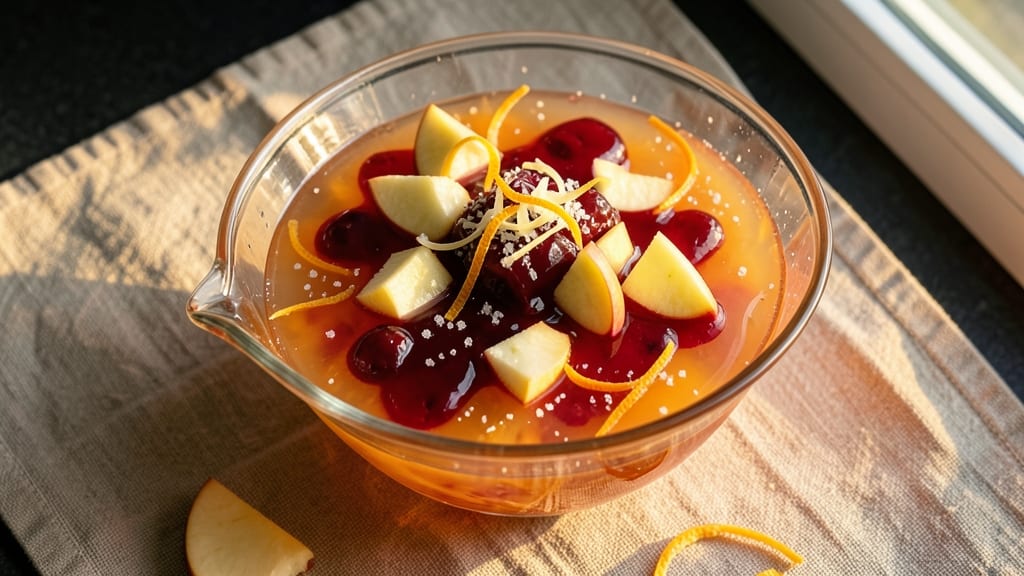 Cranberry Orange Apple Jello Salad Recipe: Retro Comfort With Celery Crunch Contrast