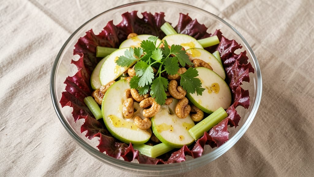 Apple Cashew Salad Recipe: Crunchy Texture and Sweet-Tart Balance