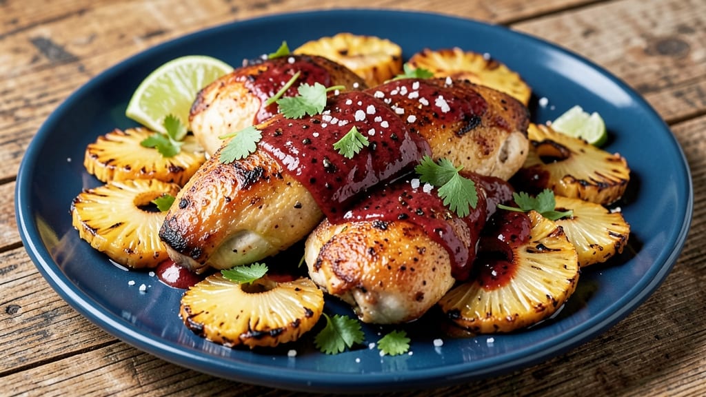 Roasted Pineapple Habanero Sauce Chicken Recipe: Fiery-Sweet Glaze That Caramelizes Every Bite