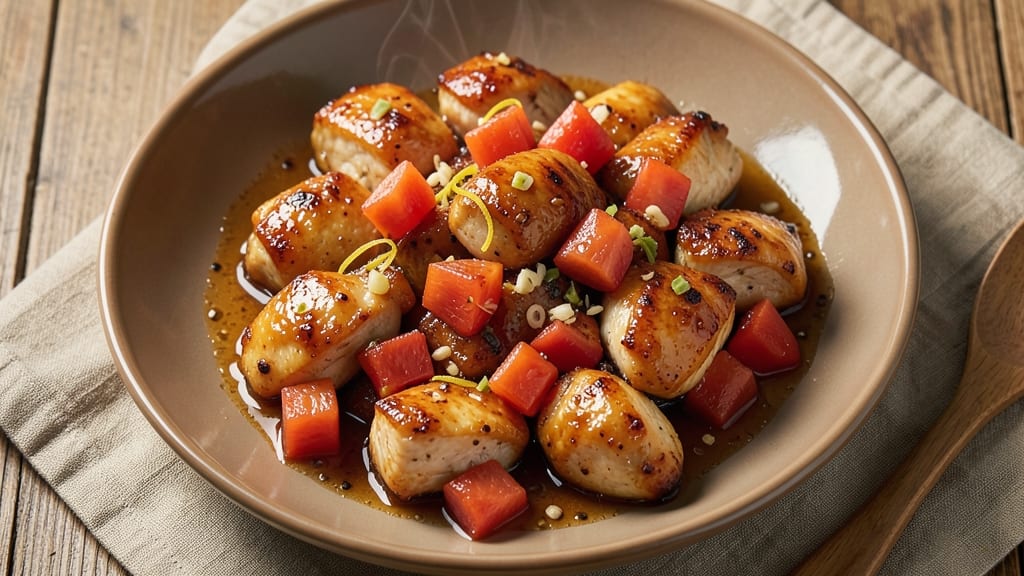 Chicken With Pineapple Juice, Brown Sugar, and Soy Sauce Recipe: Sweet-Savory Glaze That Caramelizes Edges