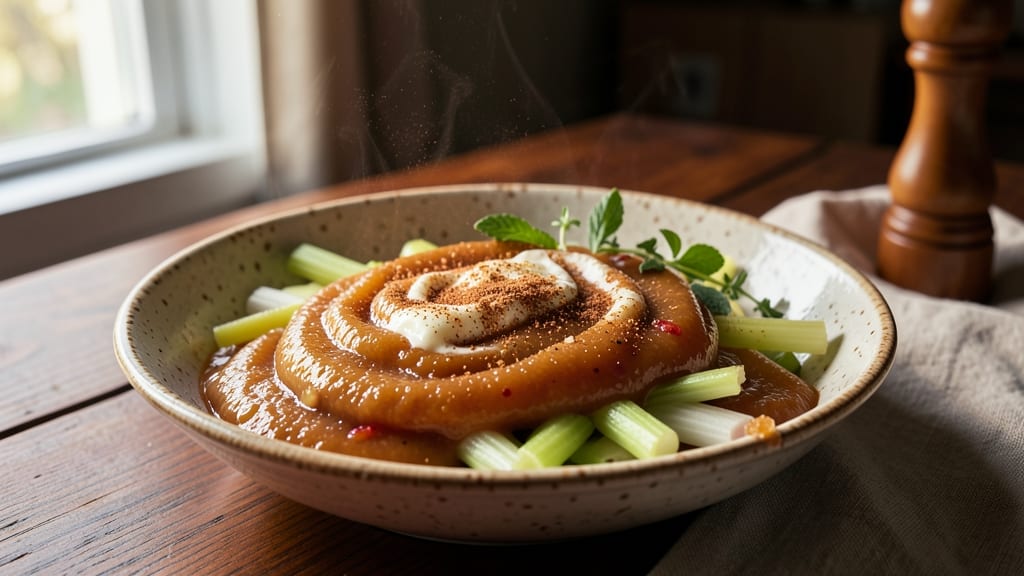Macintosh Apples Sauce Recipe: Velvety Spice and Celery Crunch Balance