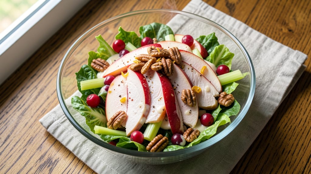 Denny's Cranberry Apple Chicken Salad Recipe: Crunchy Celery and Sweet-Tart Gloss Fusion