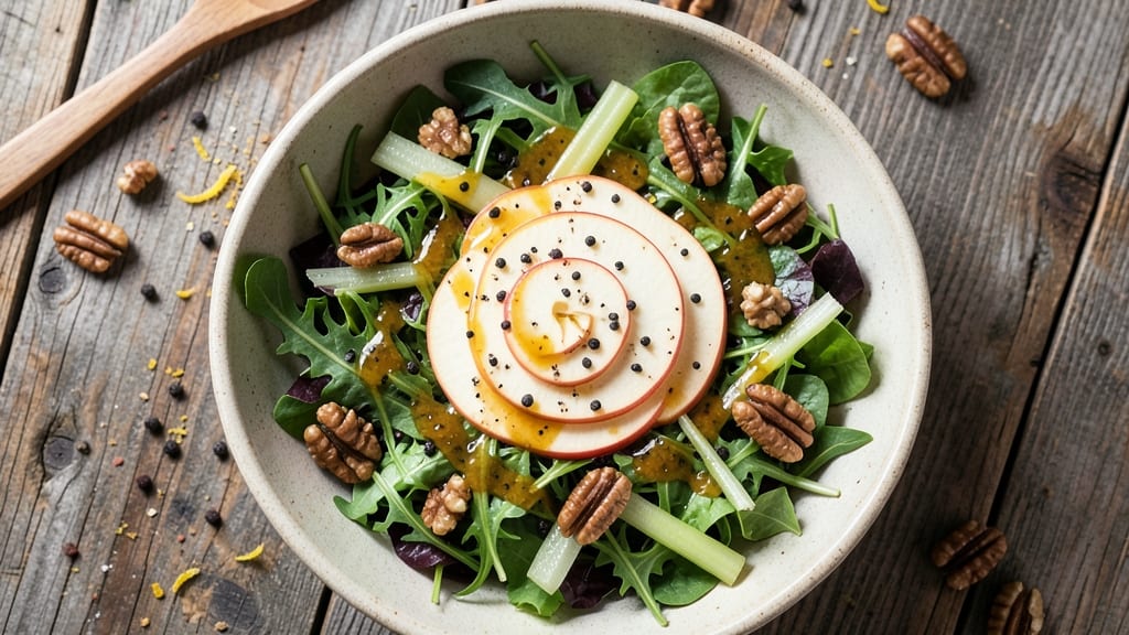 Apple Cider Vinaigrette Salad Recipe: Crisp Celery and Tart Apple Balance