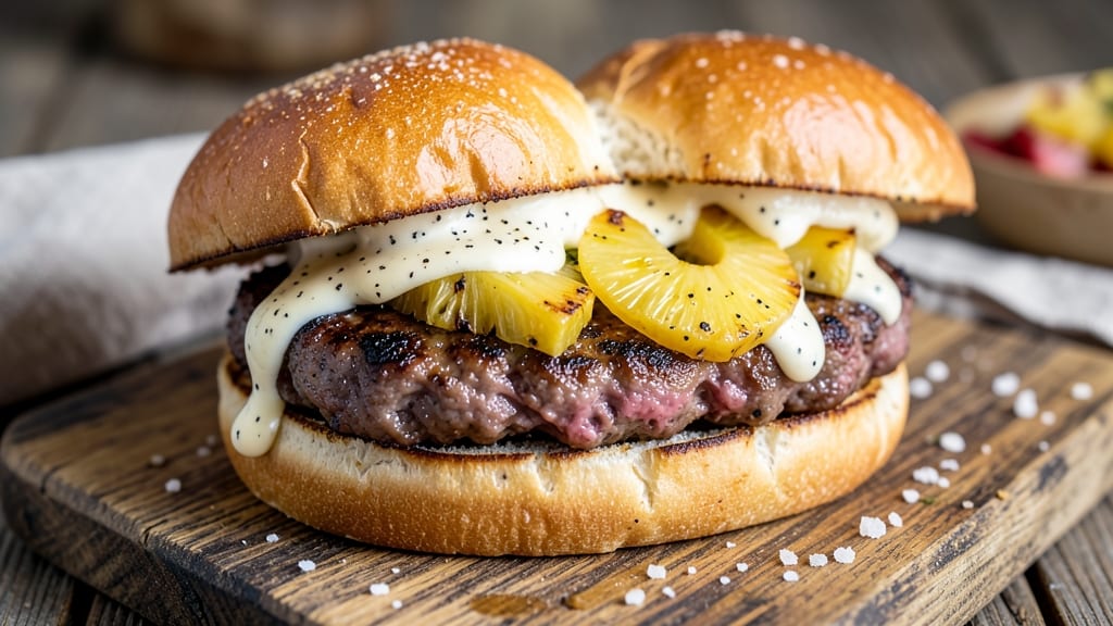 Pineapple Burgers Recipe: Juicy Beef Patties with Tropical Fruit Twist