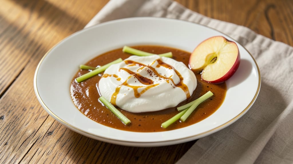 Apple Brandy Cream Sauce Recipe: Velvety Spiced Glaze With Celery Crunch Twist