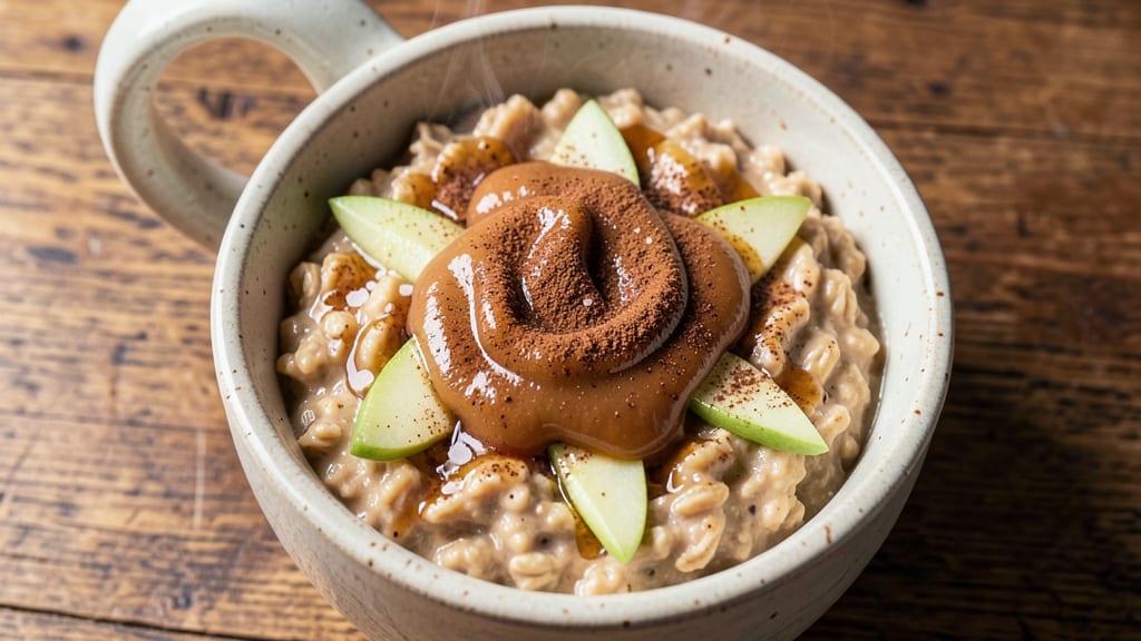 Apple Cinnamon Oatmeal Recipe: Microwave Mug Warmth in 5 Minutes
