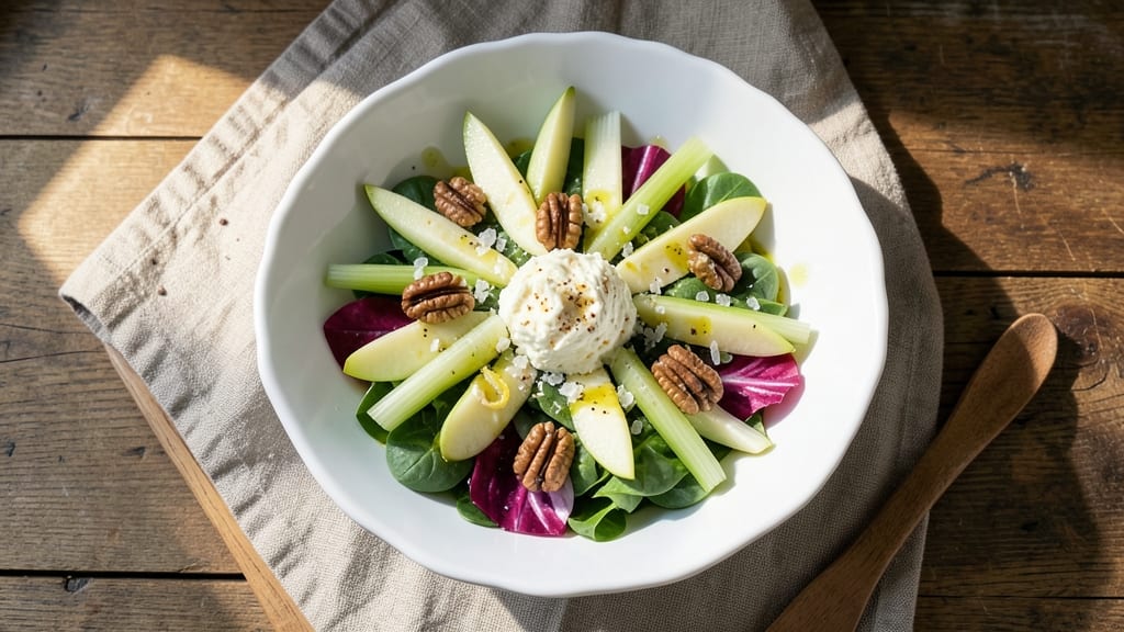 Granny Smith Apple Salad Recipe: Zesty Tart Crunch With Celery and Walnut Bite