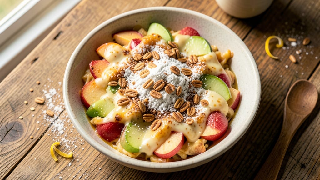 Apple Cheese Crisps Recipe: Crunchy Celery-Apple Streusel Twists