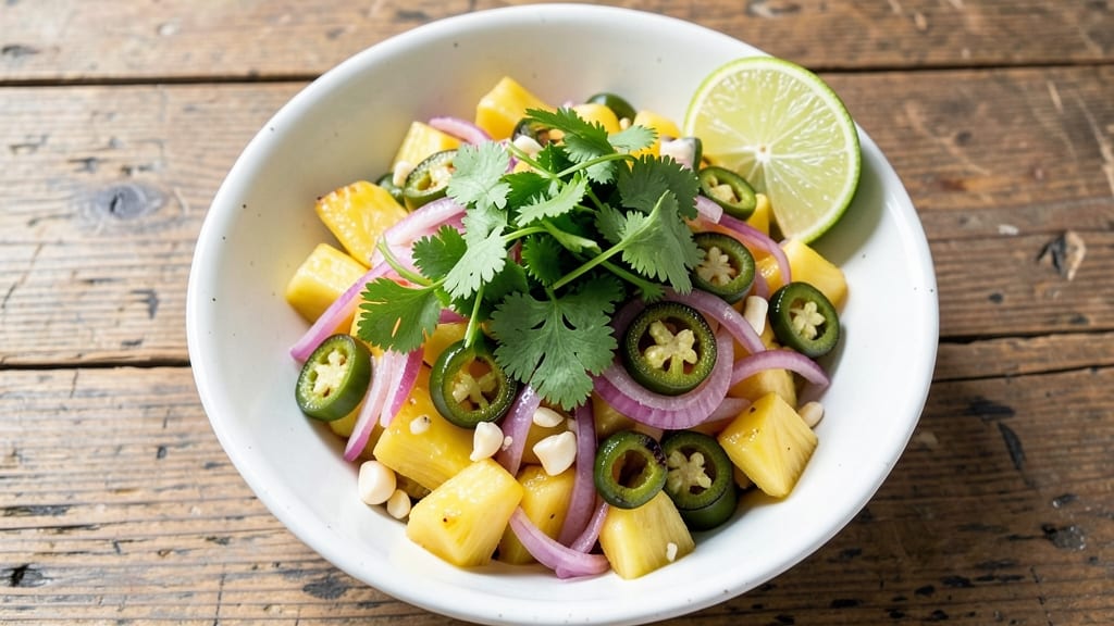 Abuelos Pineapple Salsa Recipe: Zesty Lime and Cilantro Brightness