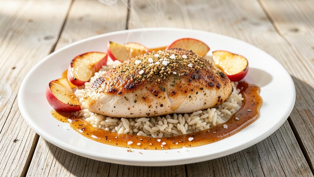 Apple Orchard Chicken Recipe: Crispy Celery Crust Meets Sweet Apple Simmer