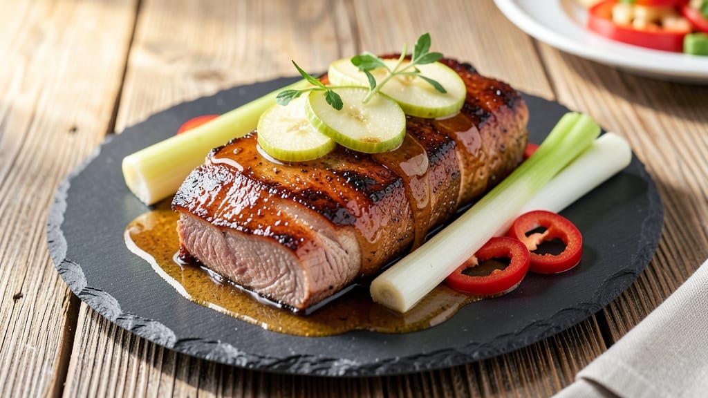 Apple Glazed Pork Loin Recipe: Caramelized Sweetness With Celery-Pepper Zing